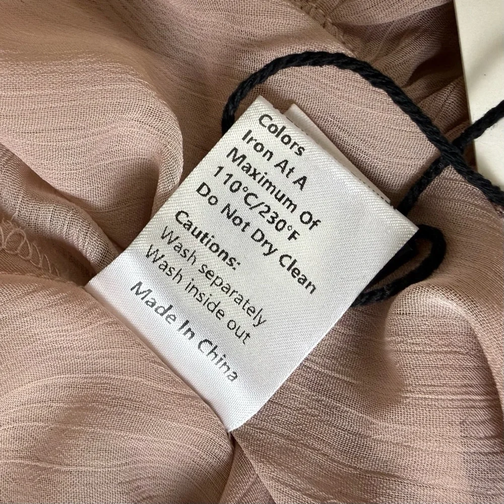 Commense Blush Pink Ruffle Mini Dress - Picture 13 of 13